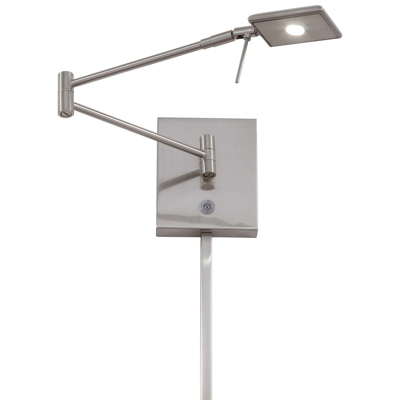 George Kovacs - P4328-084 - LED Swing Arm Wall Lamp - George'S Reading Room - Brushed Nickel