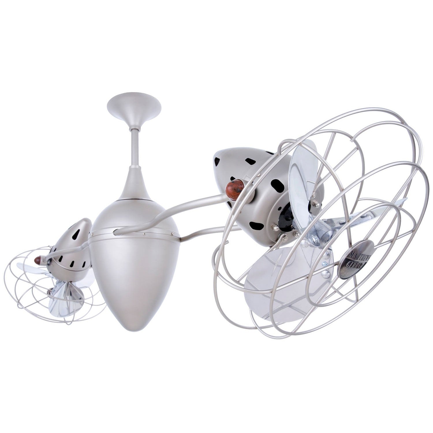 Matthews Fan Company - AR-BN-MTL - 48"Ceiling Fan - Ar Ruthiane - Brushed Nickel