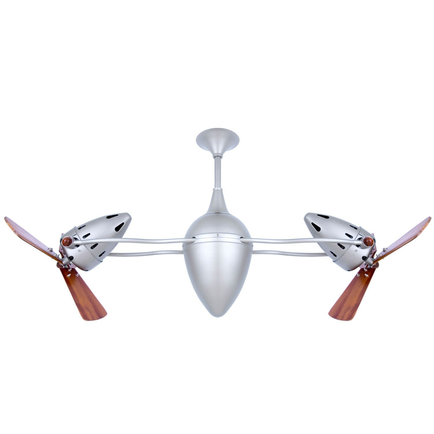 Matthews Fan Company - AR-BN-WD-DAMP - 48"Ceiling Fan - Ar Ruthiane - Brushed Nickel