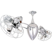 Matthews Fan Company - AR-CR-MTL - 48"Ceiling Fan - Ar Ruthiane - Polished Chrome