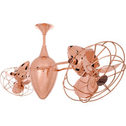 Matthews Fan Company - AR-CP-MTL - 48"Ceiling Fan - Ar Ruthiane - Polished Copper