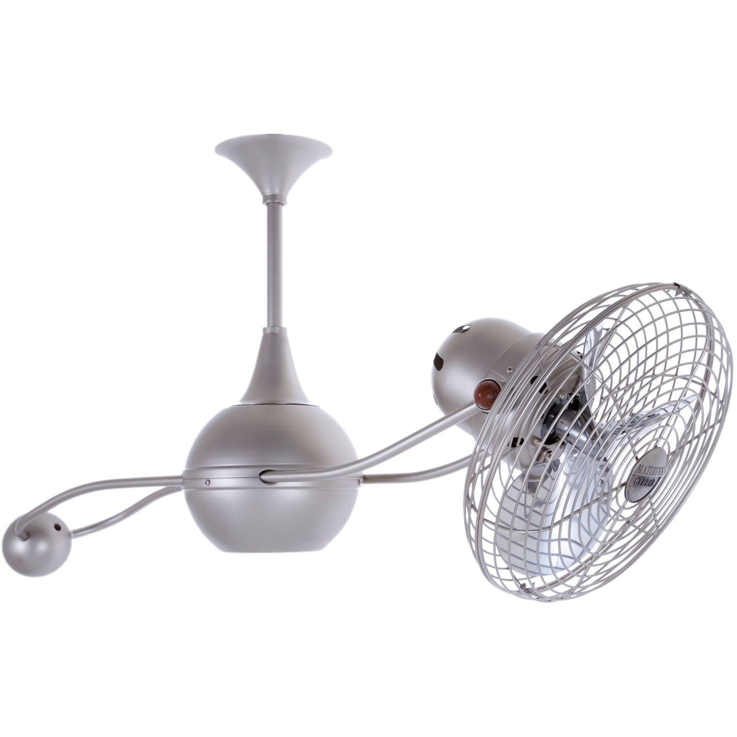 Matthews Fan Company - B2K-BN-MTL - 40"Ceiling Fan - Brisa 2000 - Brushed Nickel