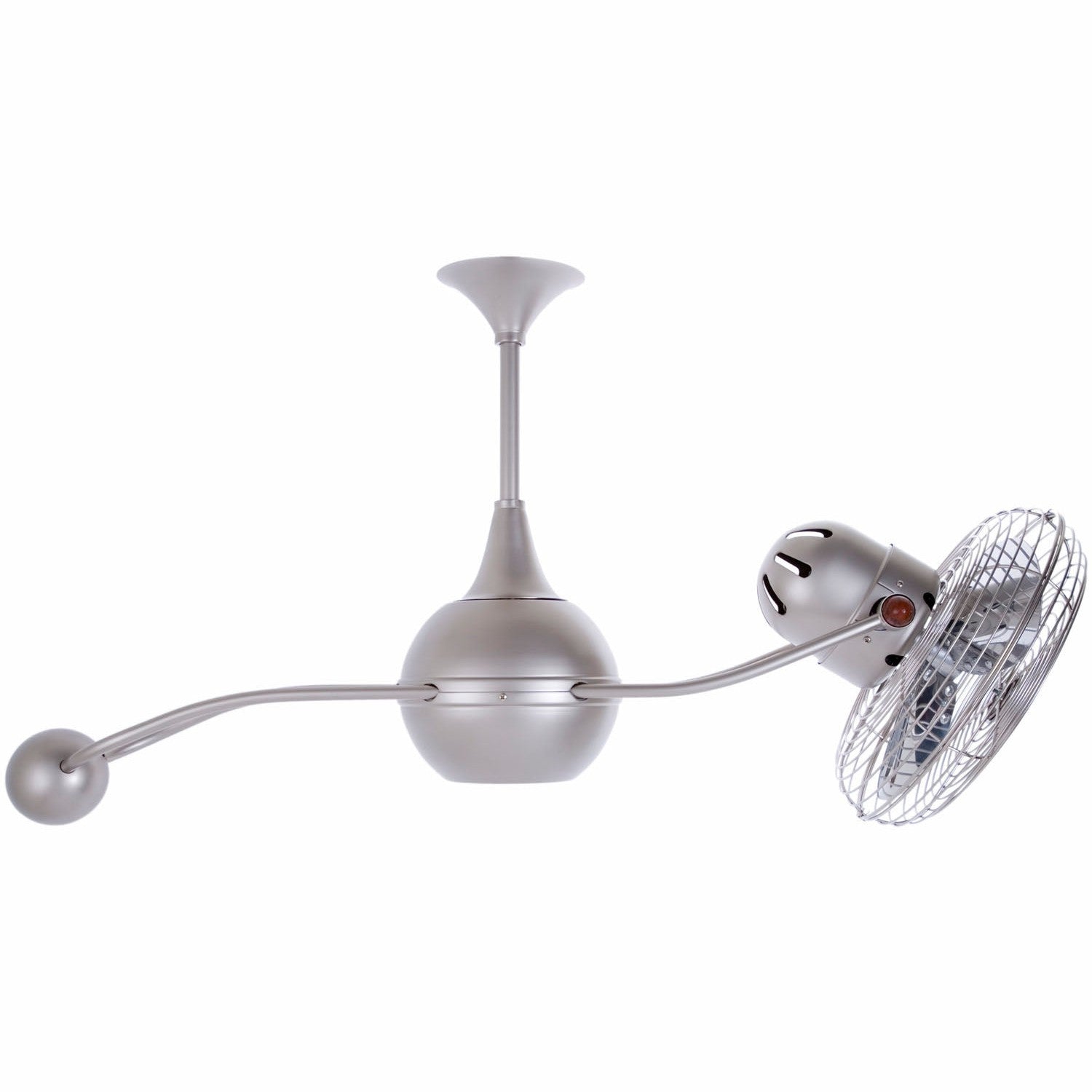 Matthews Fan Company - B2K-BN-MTL-DAMP - 40"Ceiling Fan - Brisa 2000 - Brushed Nickel