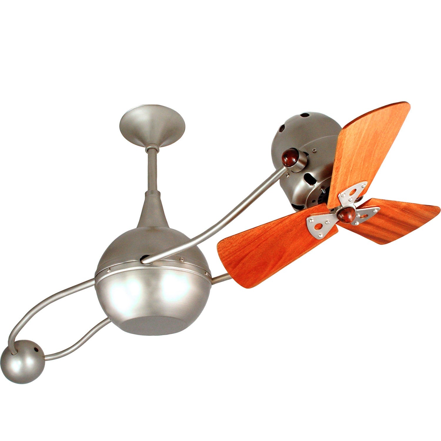 Matthews Fan Company - B2K-BN-WD - 40"Ceiling Fan - Brisa 2000 - Brushed Nickel