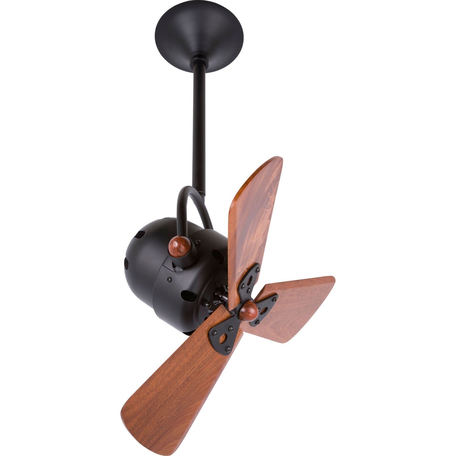Matthews Fan Company - BD-BK-WD - 16"Ceiling Fan - Bianca Direcional - Matte Black