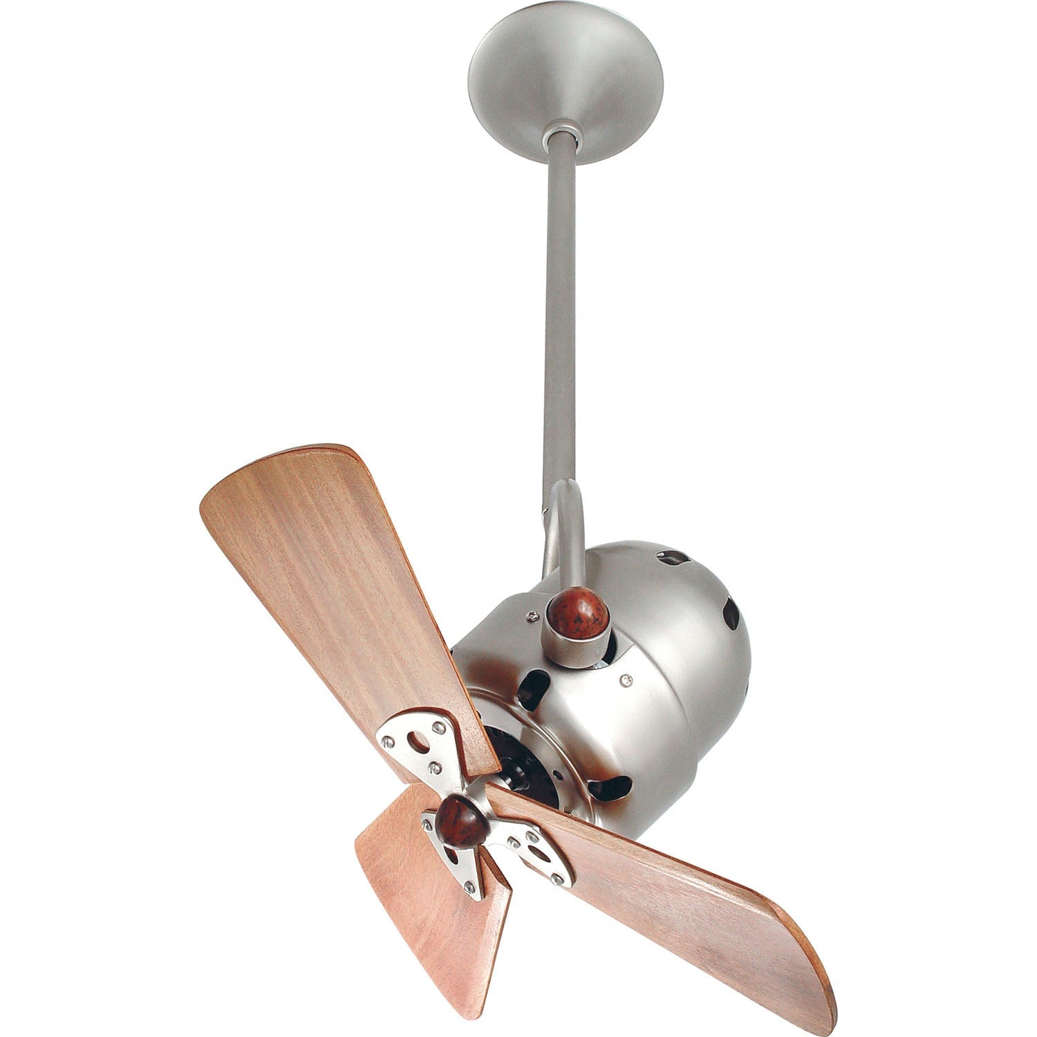 Matthews Fan Company - BD-BN-WD-DAMP - 16"Ceiling Fan - Bianca Direcional - Brushed Nickel