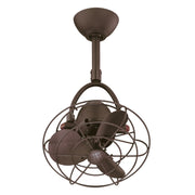Matthews Fan Company - DI-TB-MTL - 16"Ceiling Fan - Diane - Textured Bronze