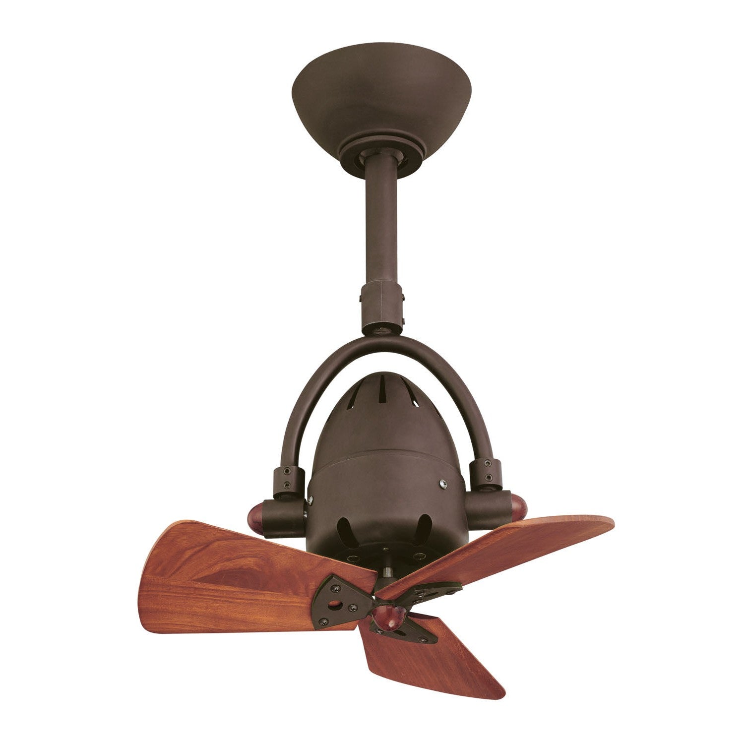 Matthews Fan Company - DI-TB-WD - 16"Ceiling Fan - Diane - Textured Bronze