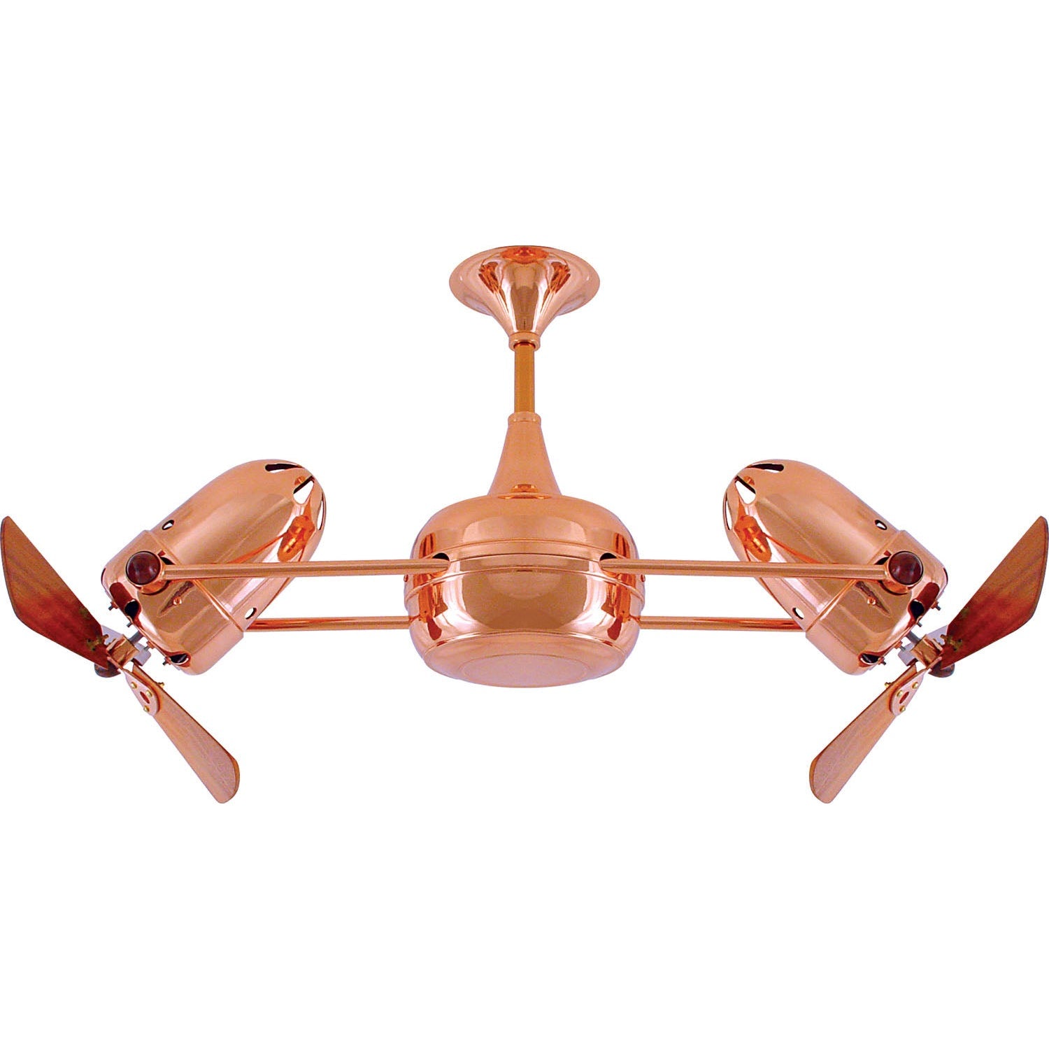 Matthews Fan Company - DD-CP-WD - 36"Ceiling Fan - Duplo-Dinamico - Polished Copper