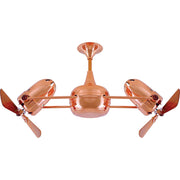 Matthews Fan Company - DD-CP-WD - 36"Ceiling Fan - Duplo-Dinamico - Polished Copper
