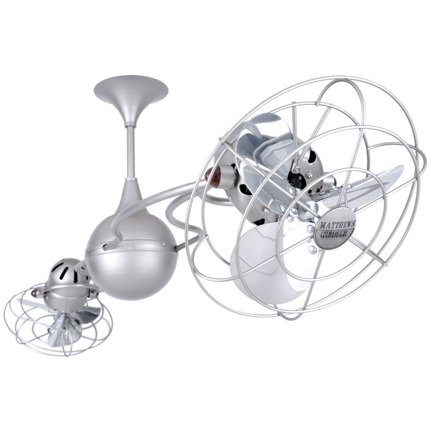 Matthews Fan Company - IV-BN-MTL - 53"Ceiling Fan - Italo Ventania - Brushed Nickel