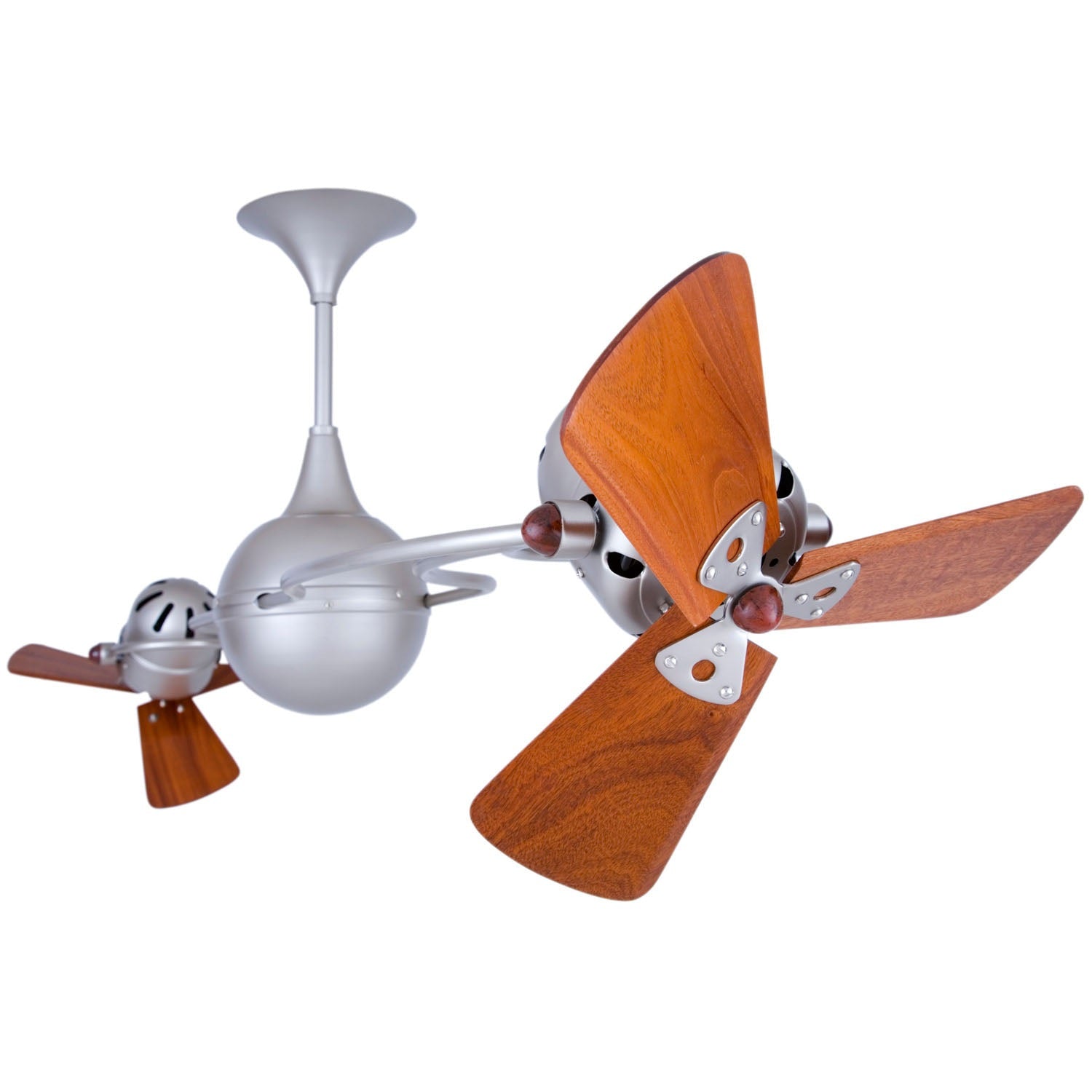 Matthews Fan Company - IV-BN-WD - 53"Ceiling Fan - Italo Ventania - Brushed Nickel