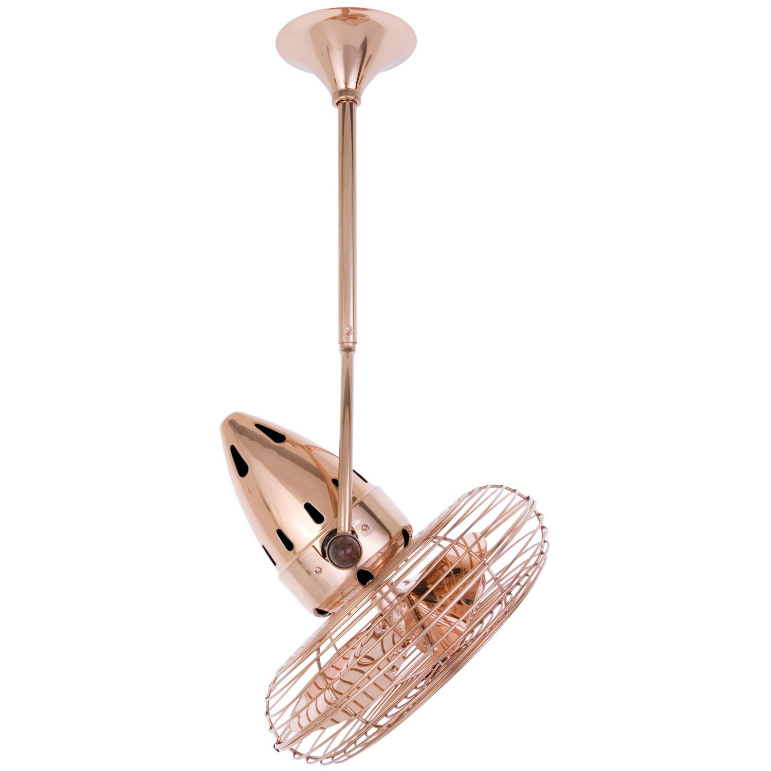 Matthews Fan Company - JD-CP-MTL - 16"Ceiling Fan - Jarold Direcional - Polished Copper