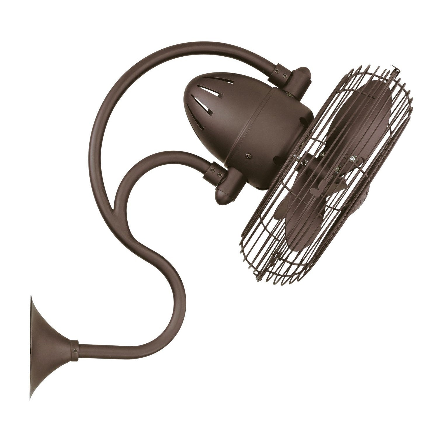 Matthews Fan Company - ME-TB - 13"Wall Fan - Melody - Textured Bronze