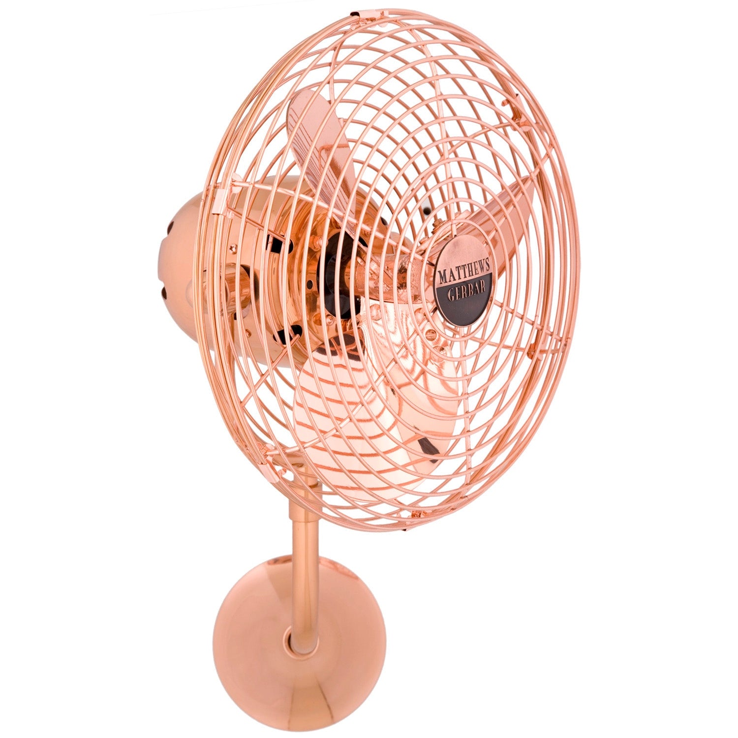 Matthews Fan Company - MP-CP-MTL - 19"Wall Fan - Michelle Parede - Polished Copper