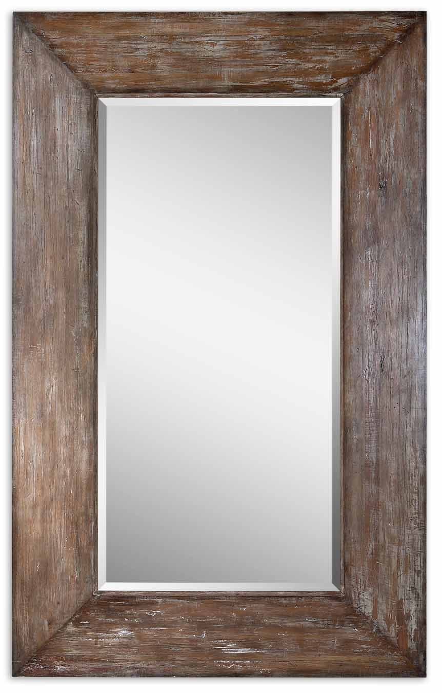 Uttermost - 09505 - Mirror - Langford - Antiqued Hickory Undertones w/Light Gray