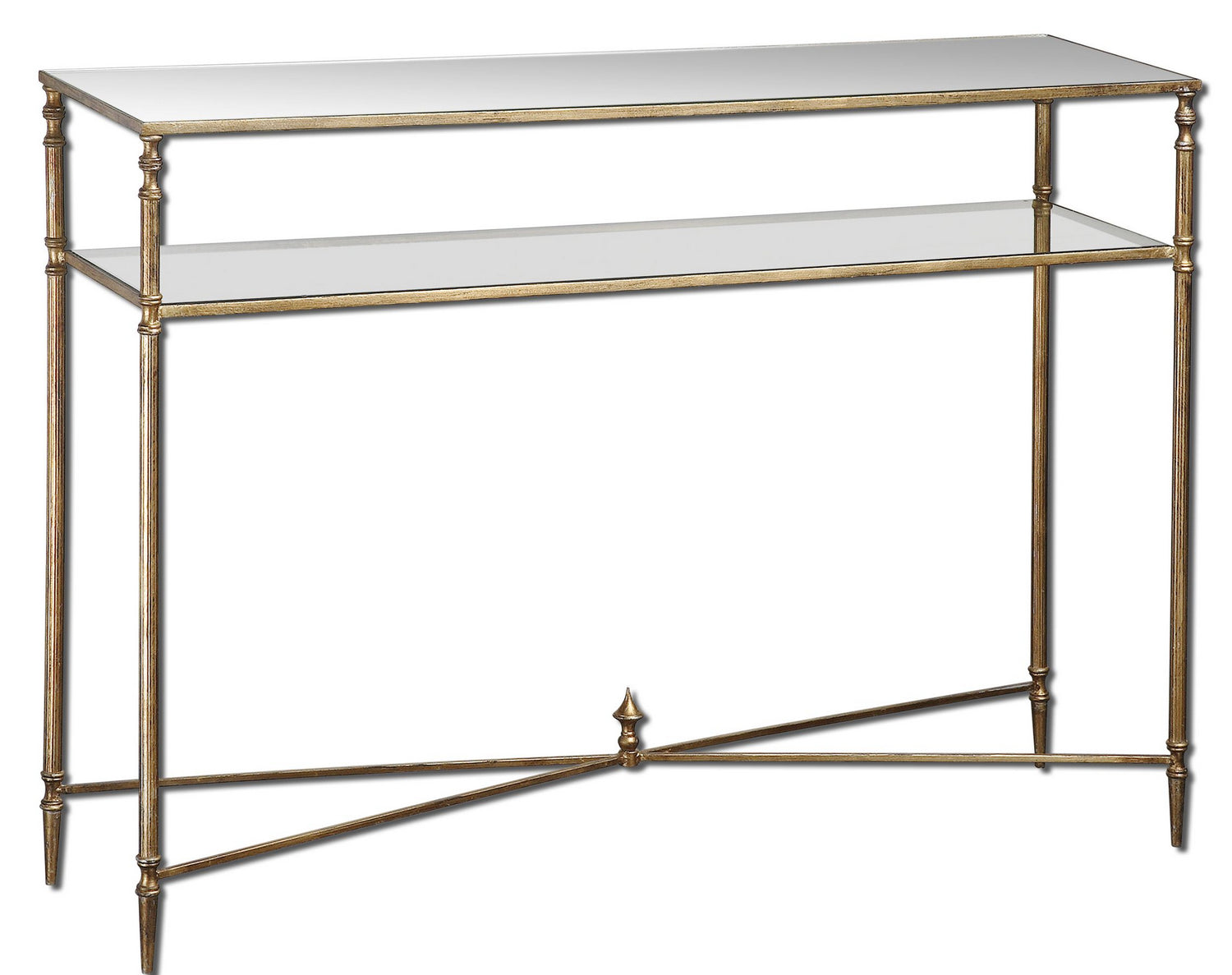 Uttermost - 24278 - Console Table - Henzler - Antiqued gold leaf