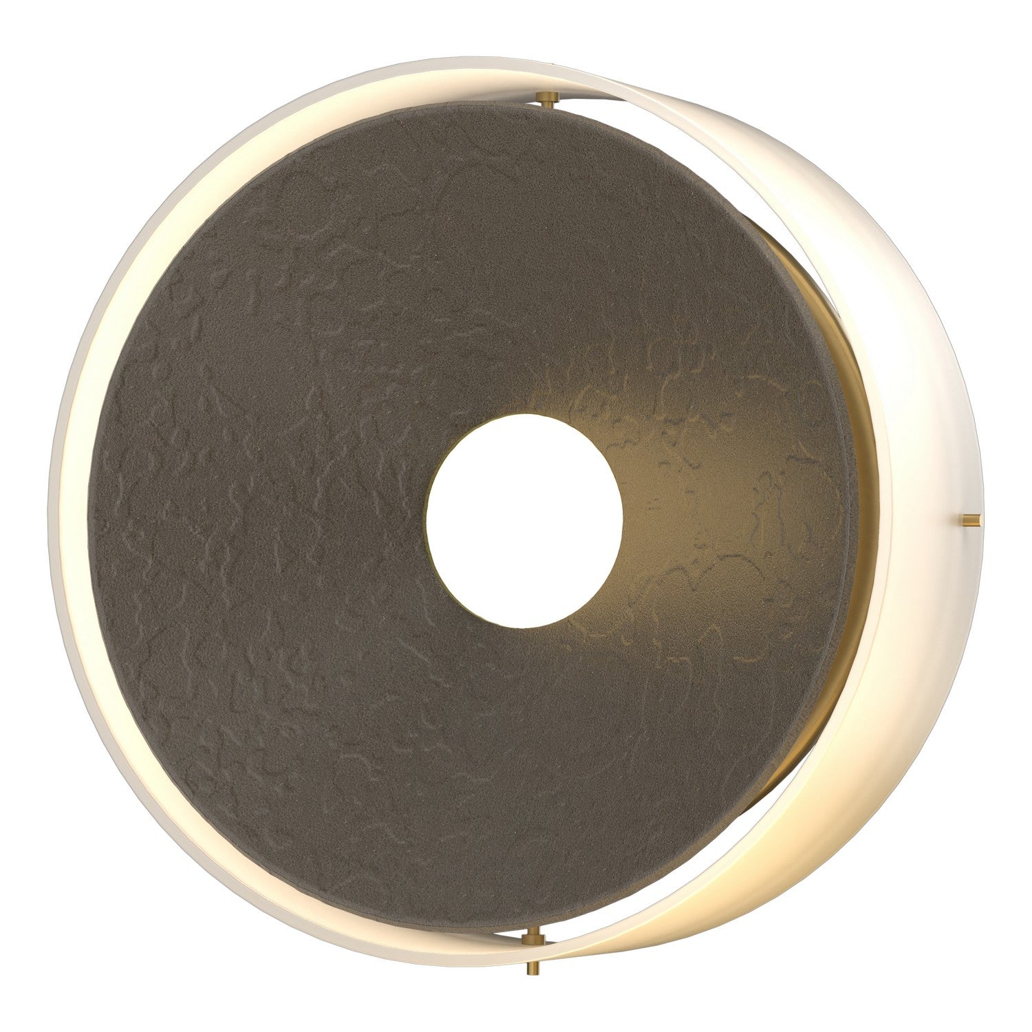 Hubbardton Forge - 213310-SKT-07-GG0346 - Four Light Wall Sconce - Oculus - Dark Smoke