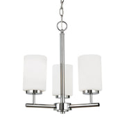 Generation Lighting - 31160-05 - Three Light Chandelier - Oslo - Chrome