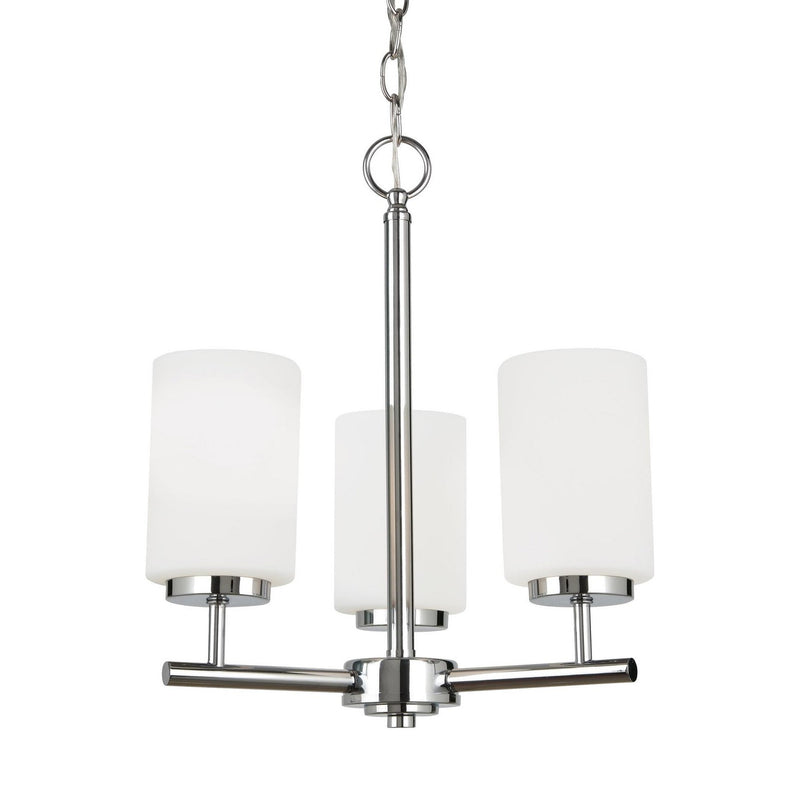 Generation Lighting - 31160-05 - Three Light Chandelier - Oslo - Chrome