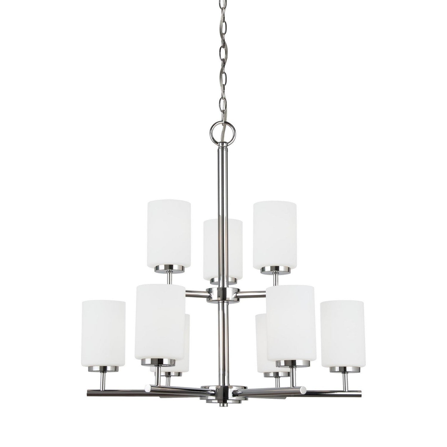 Generation Lighting - 31162-05 - Nine Light Chandelier - Oslo - Chrome