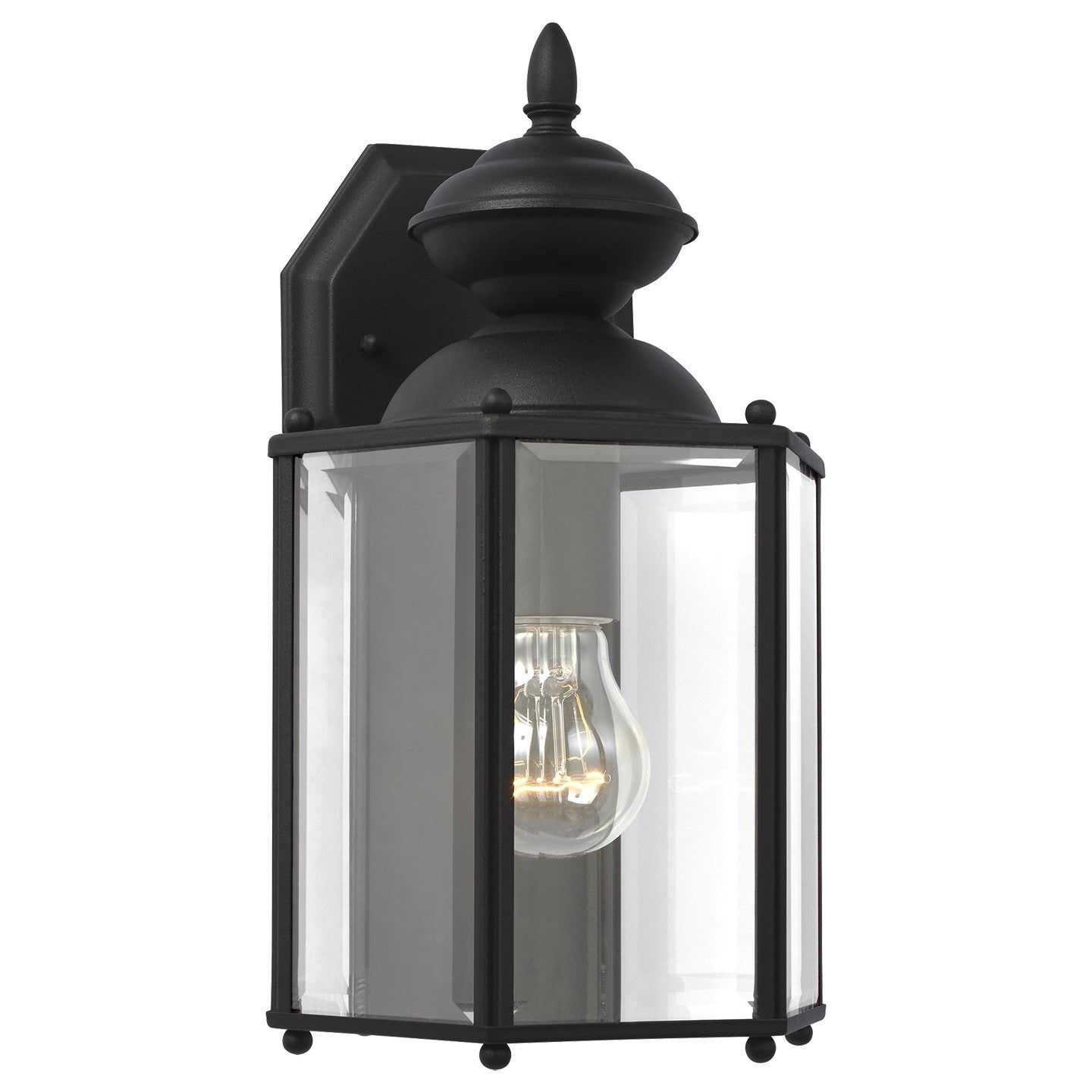 Generation Lighting - 8509-12 - One Light Outdoor Wall Lantern - Classico - Black
