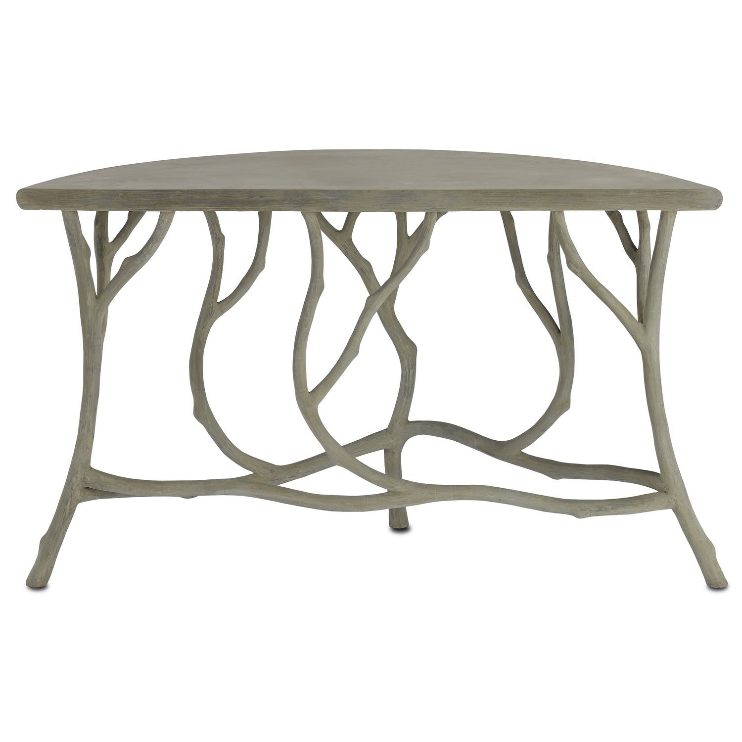 Currey and Company - 2374 - Console Table - Portland/Faux Bois