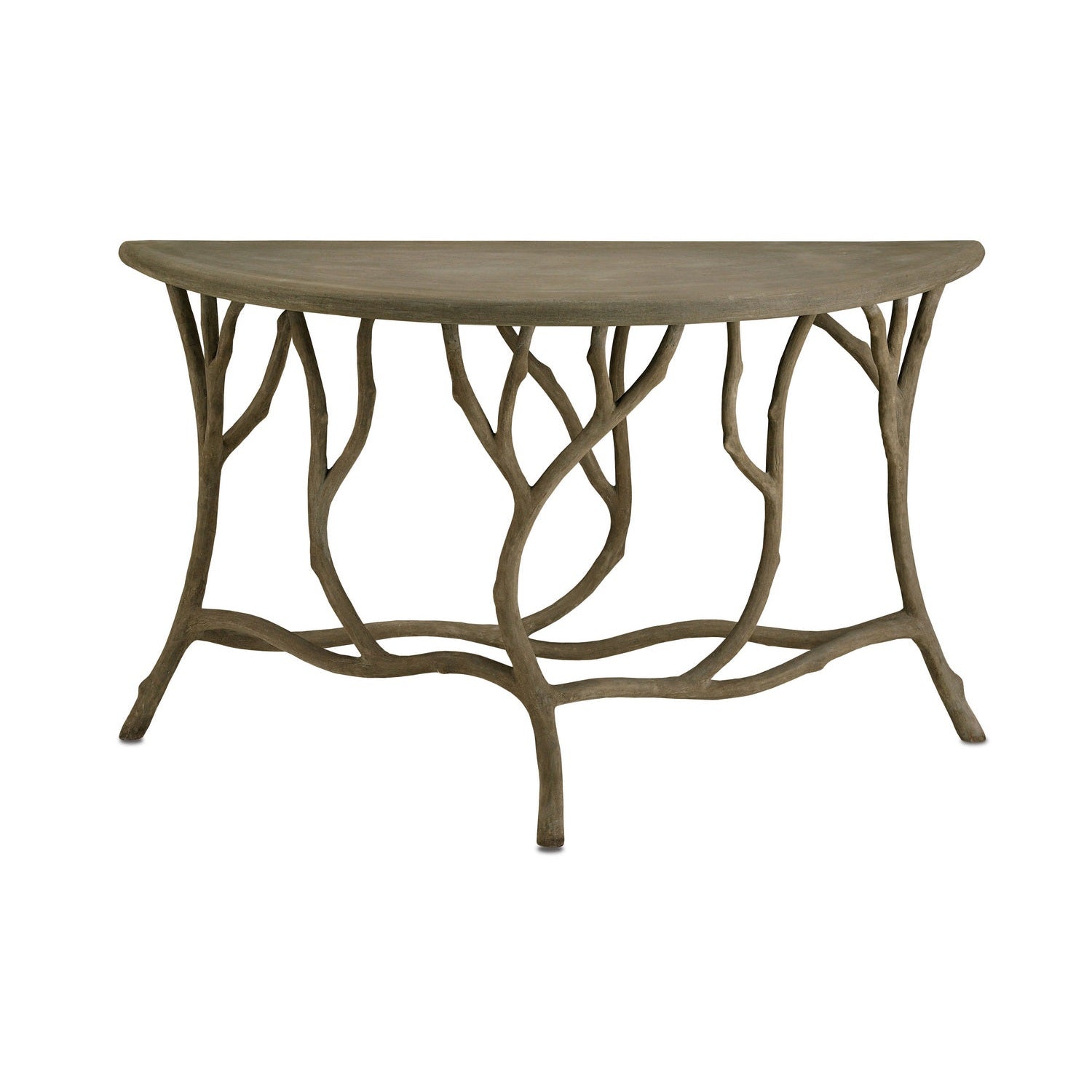 Currey and Company - 2374 - Console Table - Portland/Faux Bois