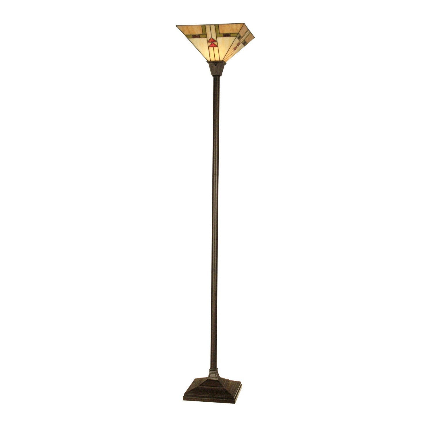 Dale Tiffany - TR11061 - One Light Torchiere - Arrowhead Mission - Mica Bronze