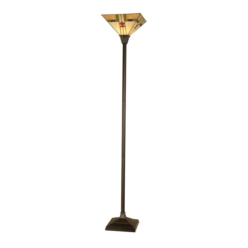 Dale Tiffany - TR11061 - One Light Torchiere - Arrowhead Mission - Mica Bronze