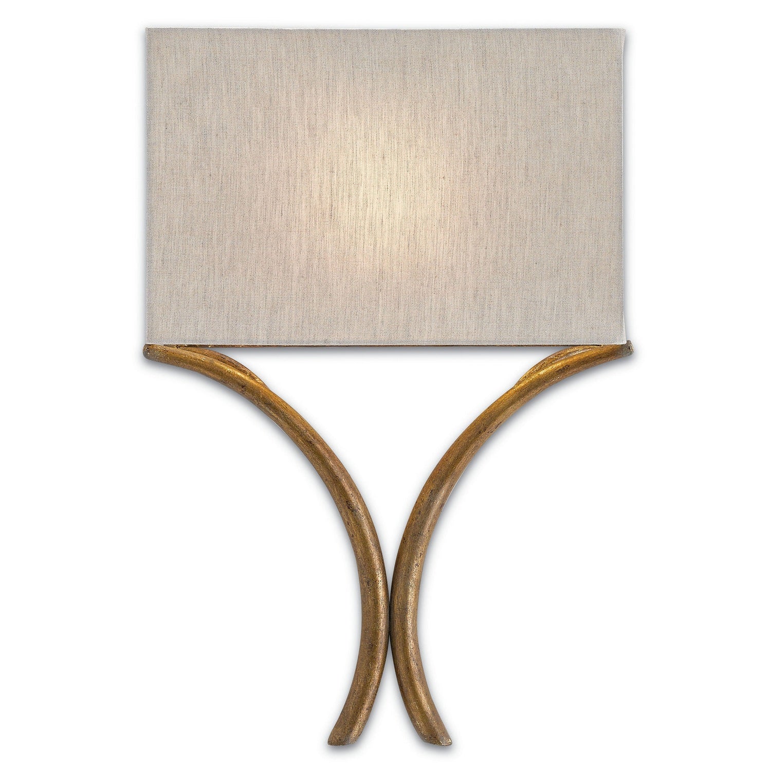 Currey and Company - 5901 - One Light Wall Sconce - Cornwall Collection - French Gold Leaf