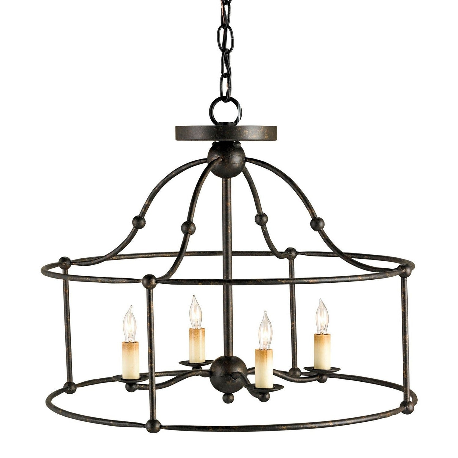 Currey and Company - 9878 - Four Light Lantern - Fitzjames Collection - Mayfair