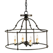 Currey and Company - 9878 - Four Light Lantern - Fitzjames Collection - Mayfair