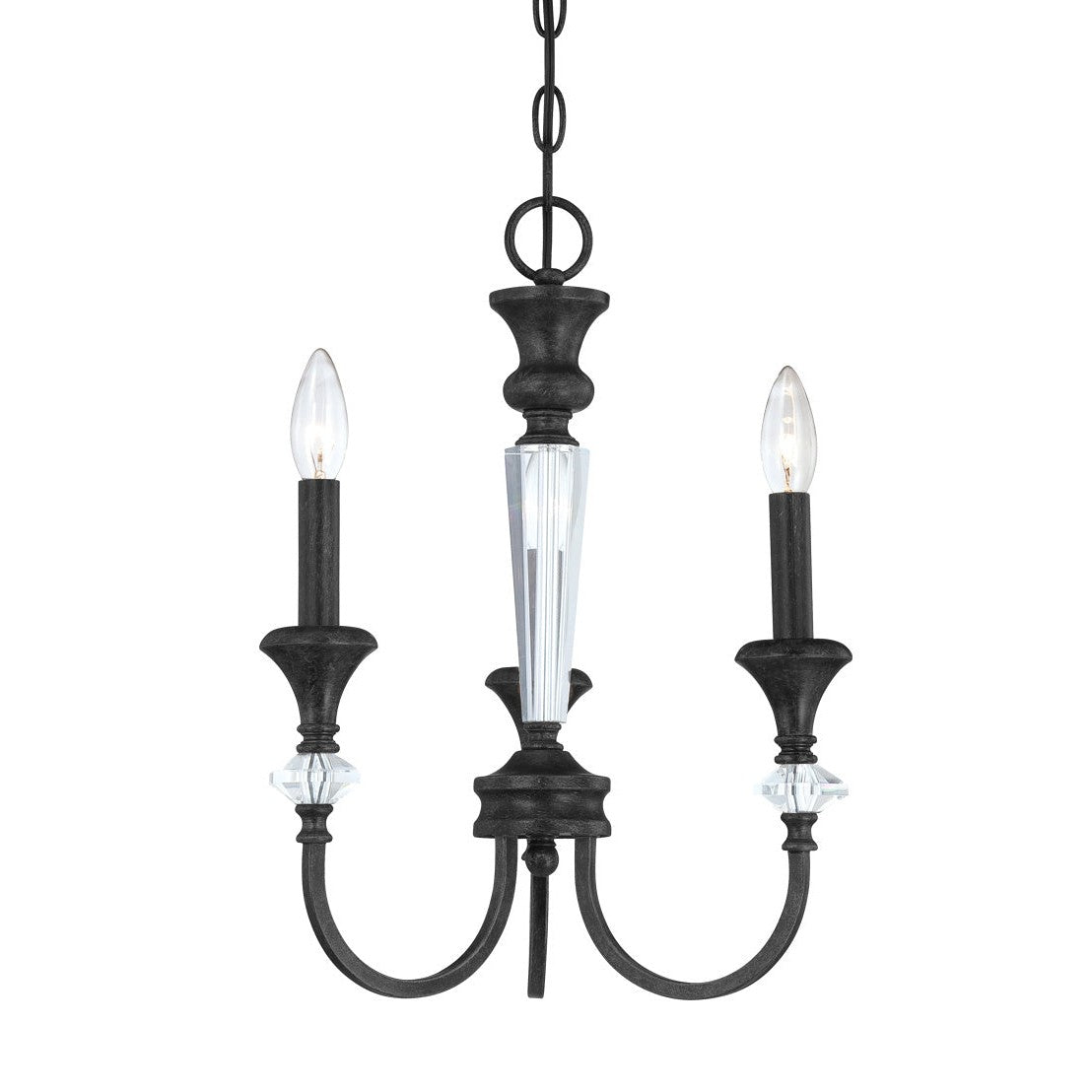 Craftmade - 26733-MBS - Three Light Chandelier - Boulevard - Mocha Bronze Silver Wash