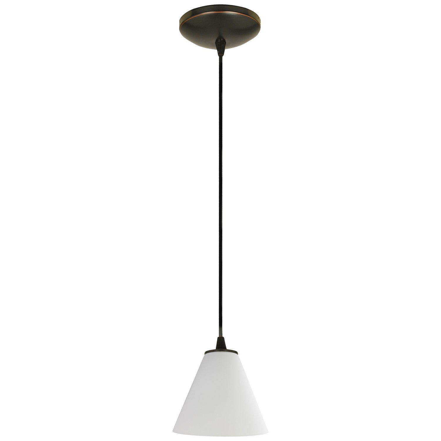 Access - 28004-1C-ORB/WHT - One Light Pendant - Martini - Oil Rubbed Bronze