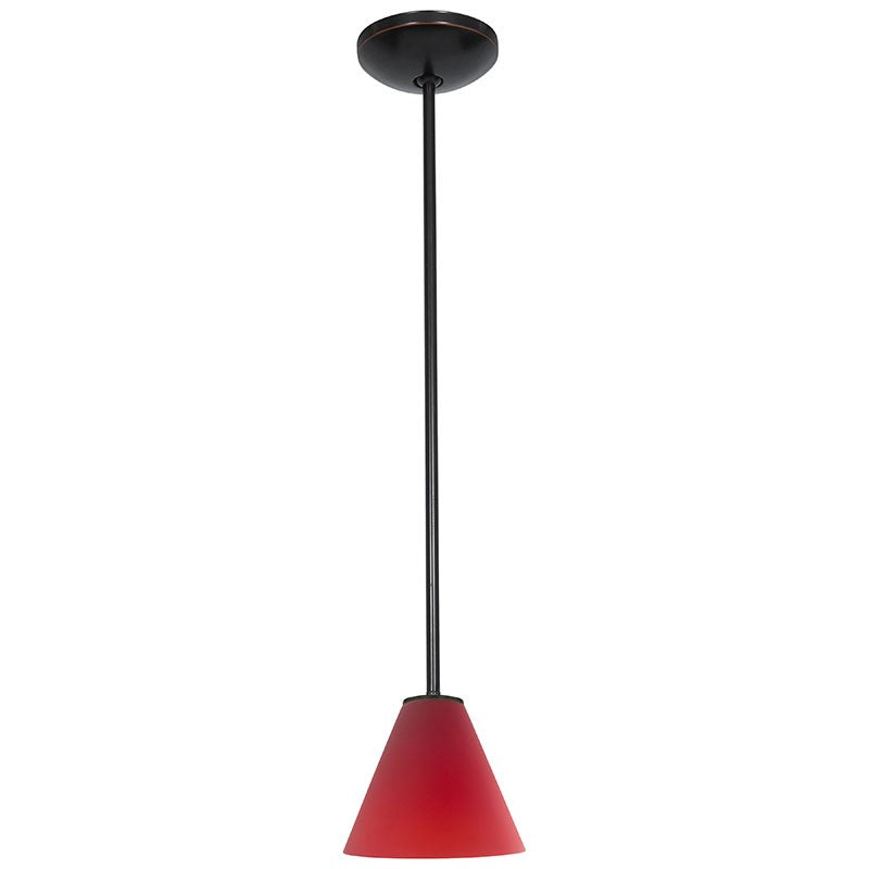 Access - 28004-1R-ORB/RED - One Light Pendant - Martini - Oil Rubbed Bronze