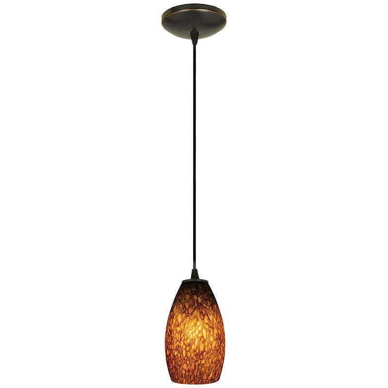 Access - 28012-1C-ORB/BRST - One Light Pendant - Champagne - Oil Rubbed Bronze
