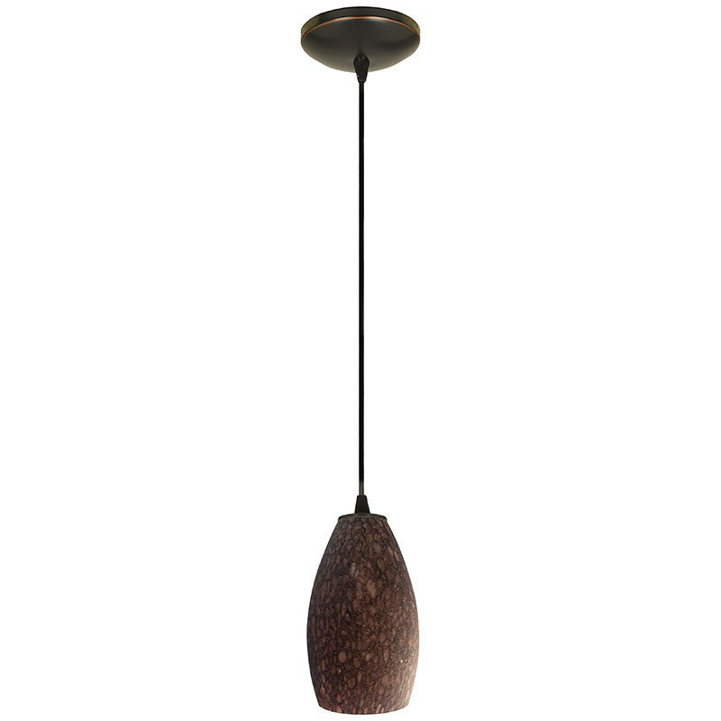 Access - 28012-1C-ORB/BRST - One Light Pendant - Champagne - Oil Rubbed Bronze