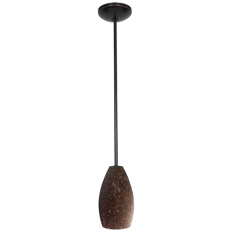 Access - 28012-1R-ORB/BRST - One Light Pendant - Champagne - Oil Rubbed Bronze