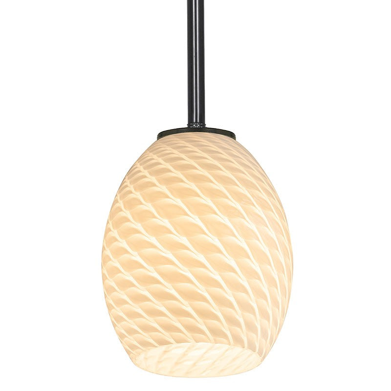 Access - 28023-1R-ORB/WHTFB - One Light Pendant - Brandy FireBird - Oil Rubbed Bronze