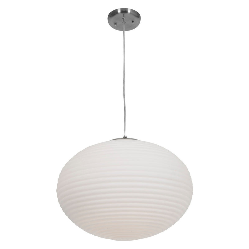Access - 50181-BS/OPL - Three Light Pendant - Callisto - Brushed Steel