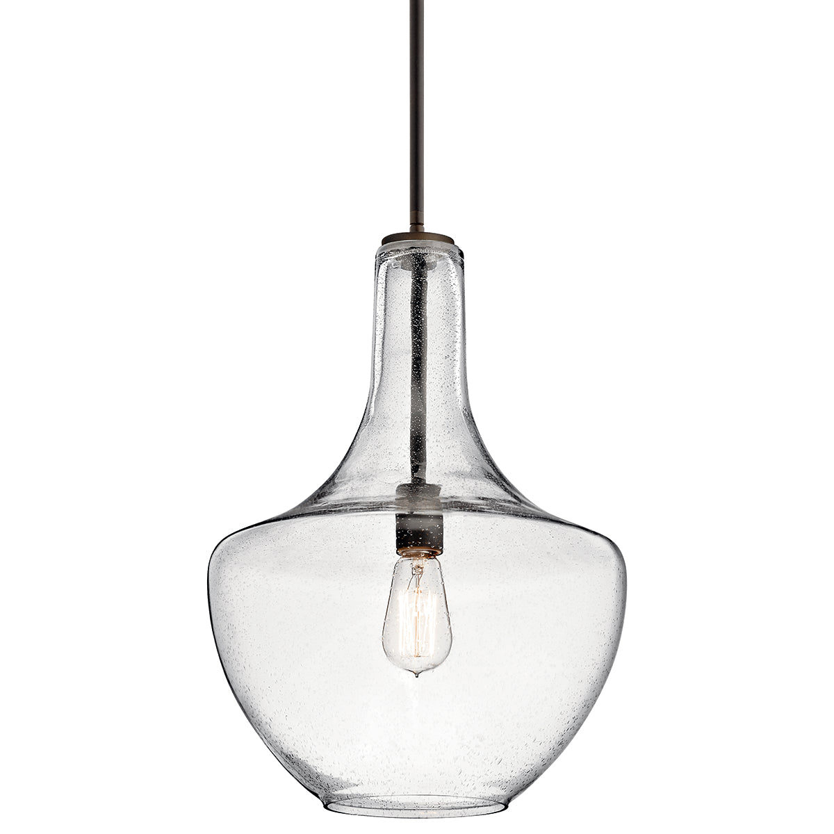 Kichler - 42046OZ - One Light Pendant - Everly - Olde Bronze