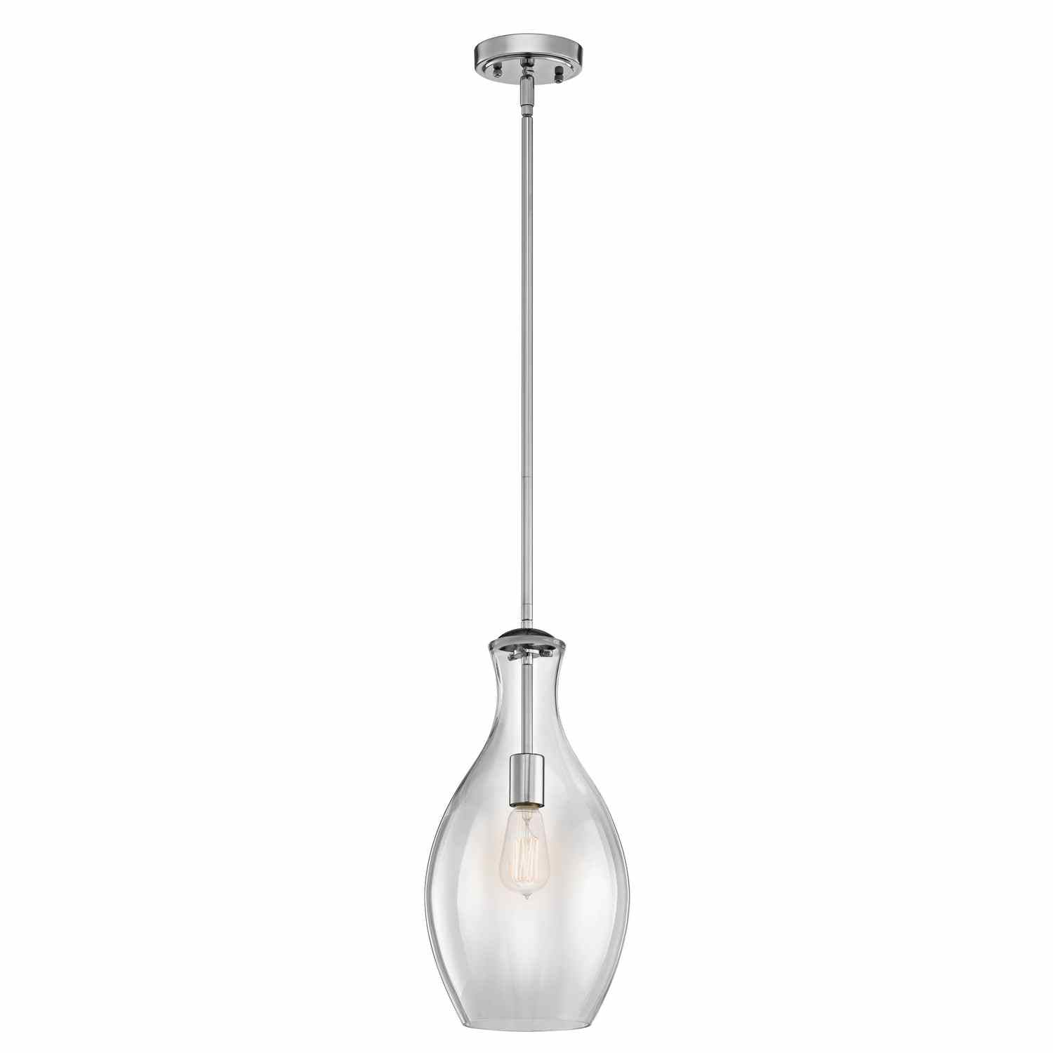 Kichler - 42047CH - One Light Pendant - Everly - Chrome