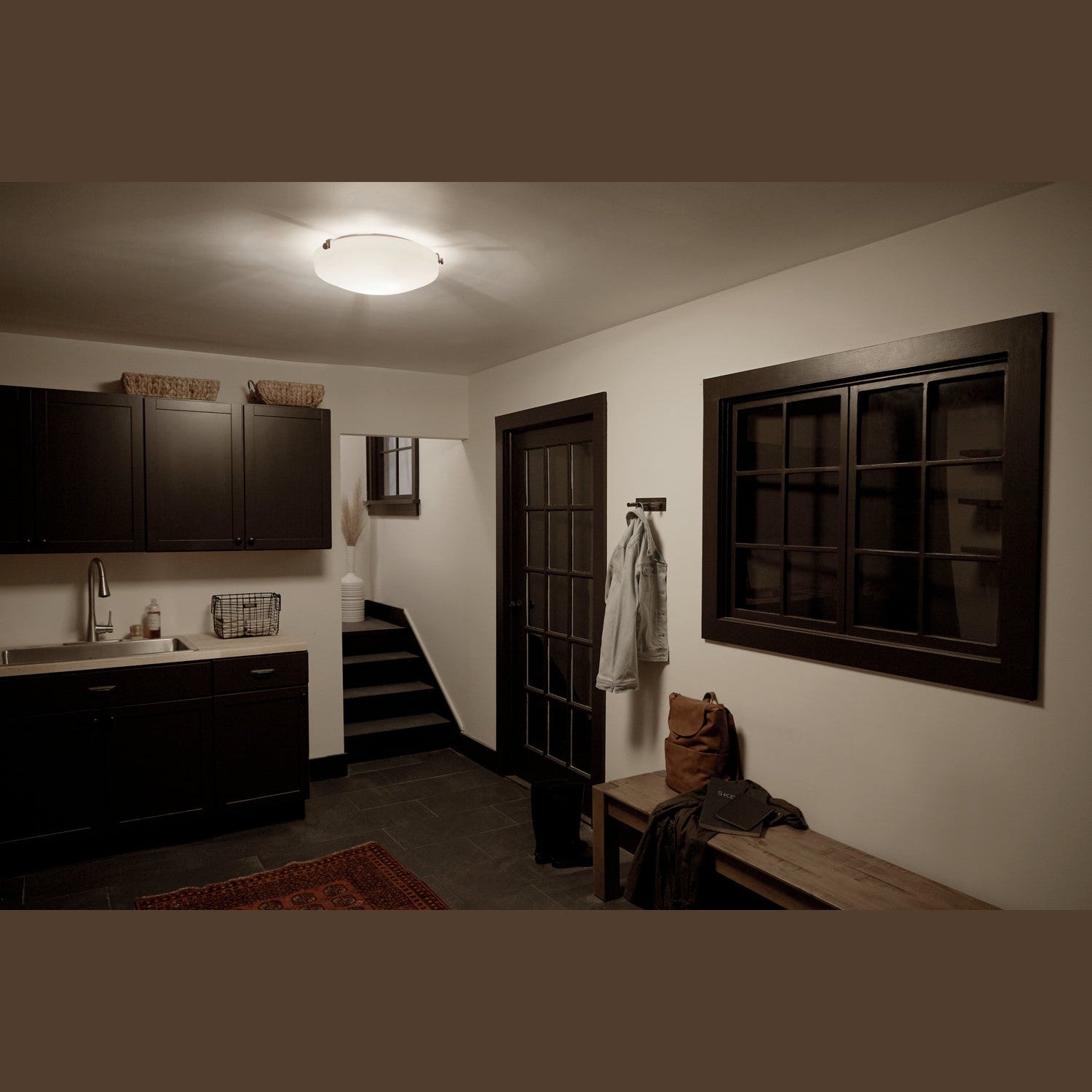 Kichler - 42275OZ - Three Light Flush Mount - Lytham - Olde Bronze