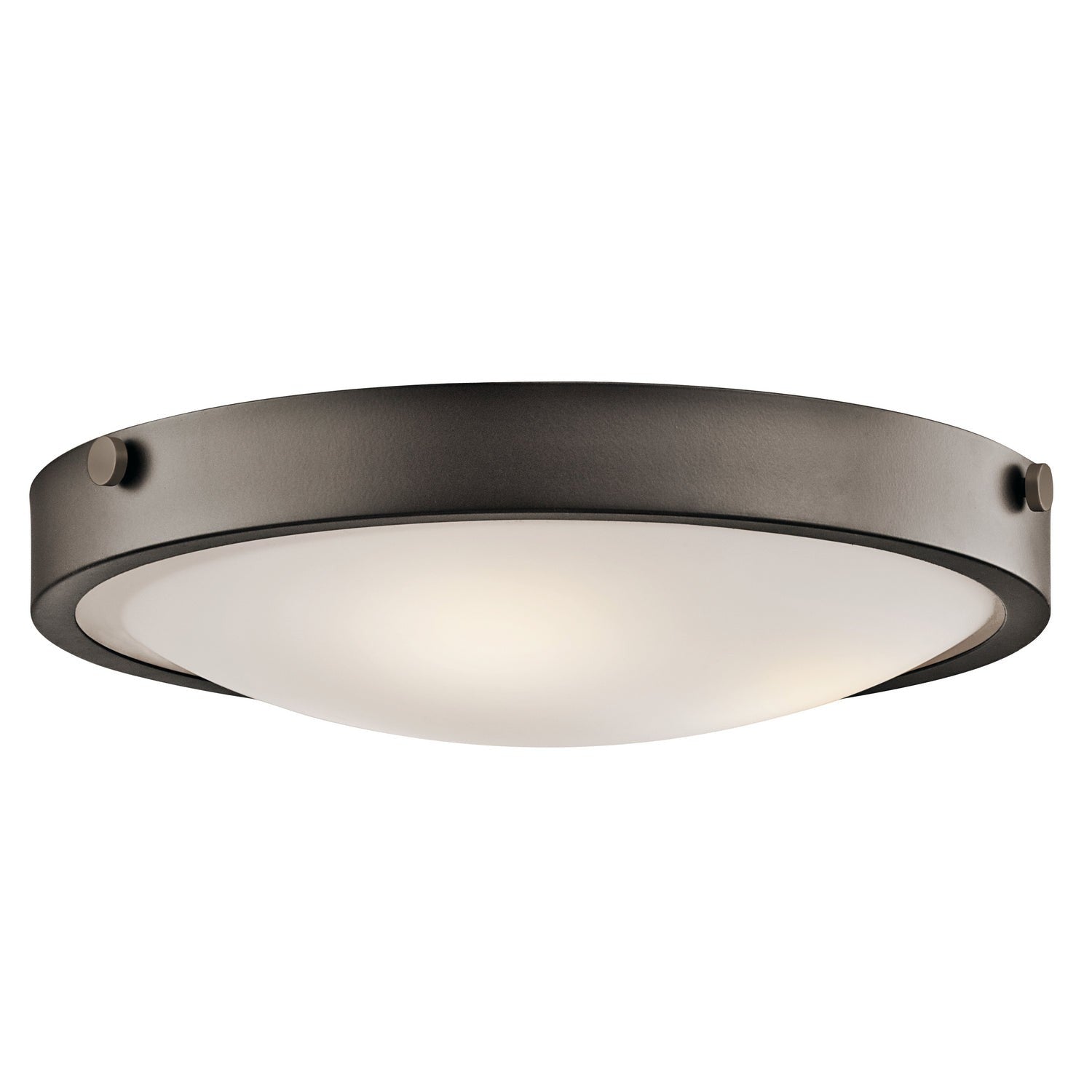 Kichler - 42275OZ - Three Light Flush Mount - Lytham - Olde Bronze