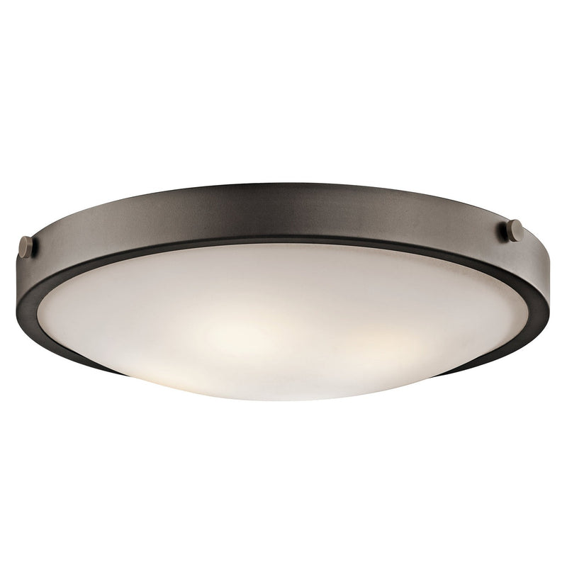 Kichler - 42276OZ - Four Light Flush Mount - Lytham - Olde Bronze