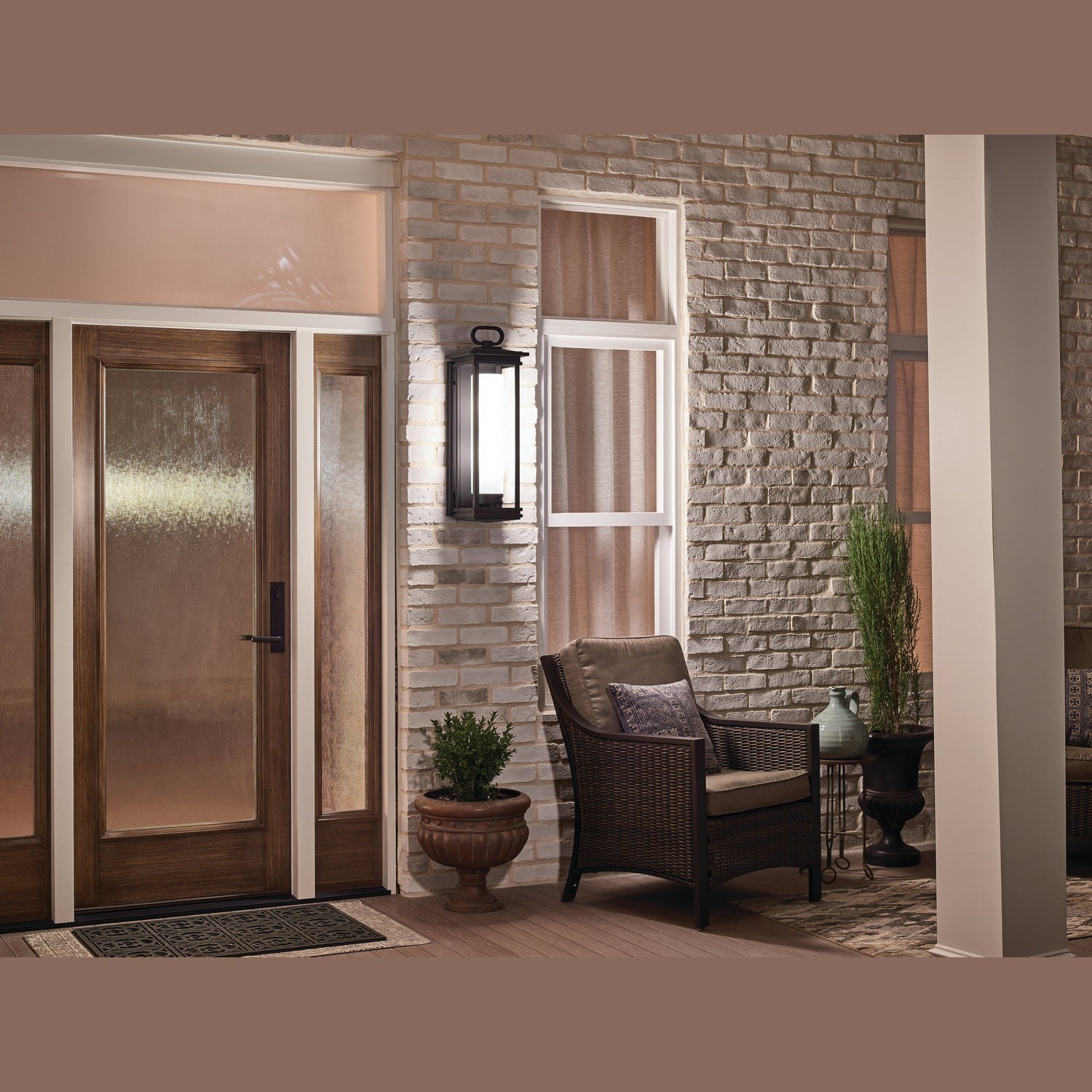 Kichler - 49478RZ - One Light Outdoor Post Mount - South Hope - Rubbed Bronze