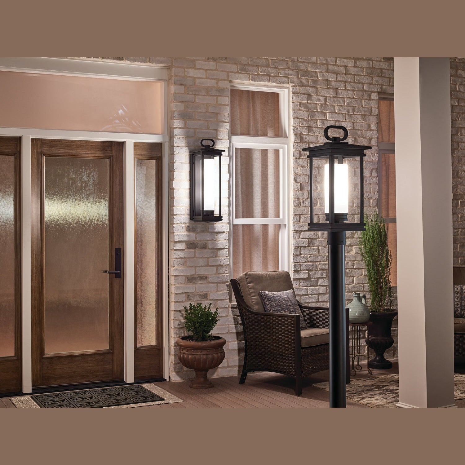Kichler - 49478RZ - One Light Outdoor Post Mount - South Hope - Rubbed Bronze