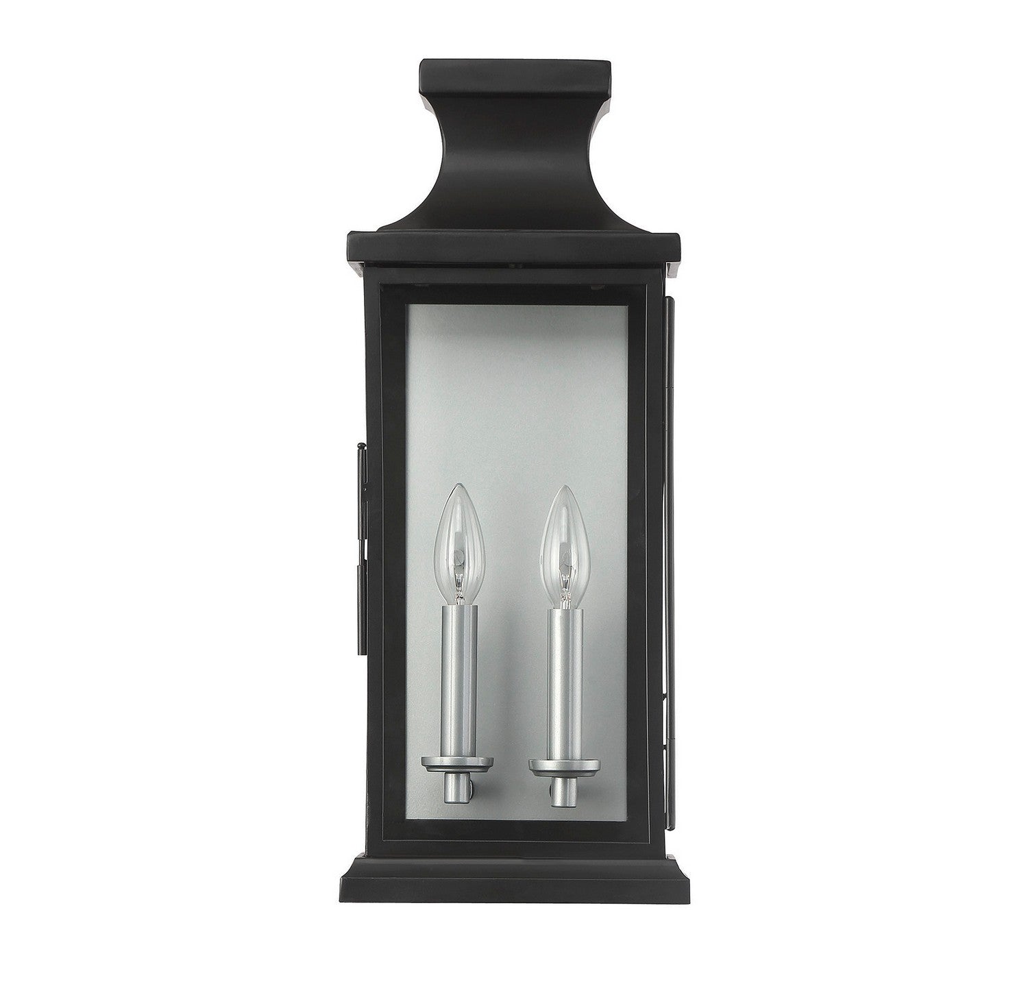 Savoy House - 5-5911-BK - Two Light Wall Lantern - Brooke - Black