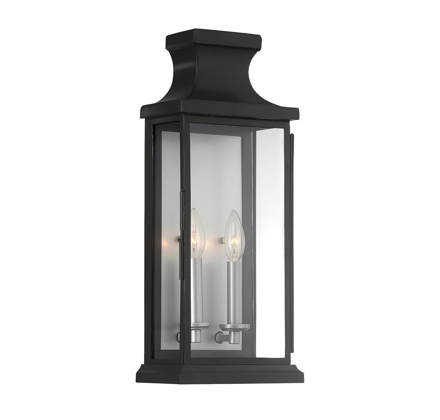 Savoy House - 5-5911-BK - Two Light Wall Lantern - Brooke - Black